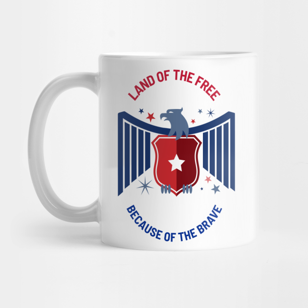 FREE LAND Usa Mug TeePublic